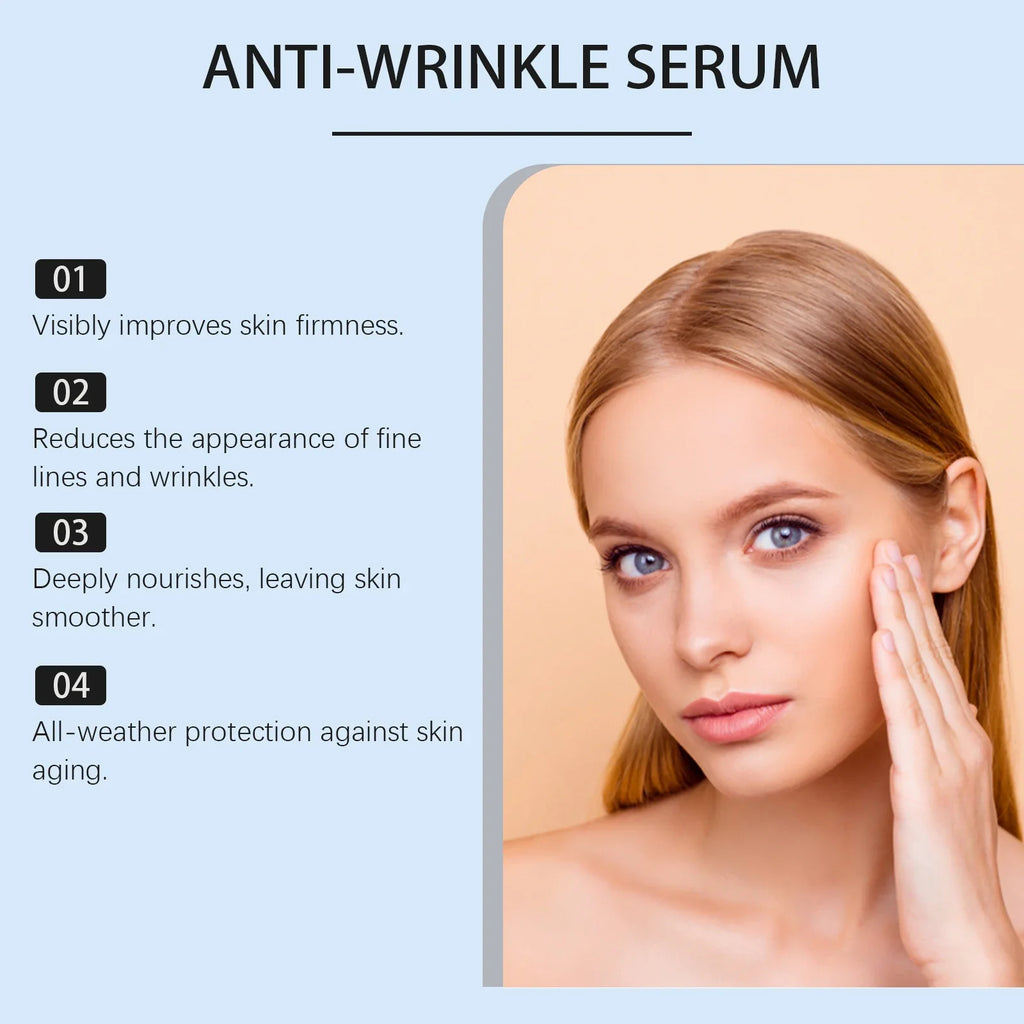 Firming Facial Serum Tighten Sagging Skin Fade Fine Line Repairing Facial Rejuvenating Serum Moisturizing Nourish Face Essence