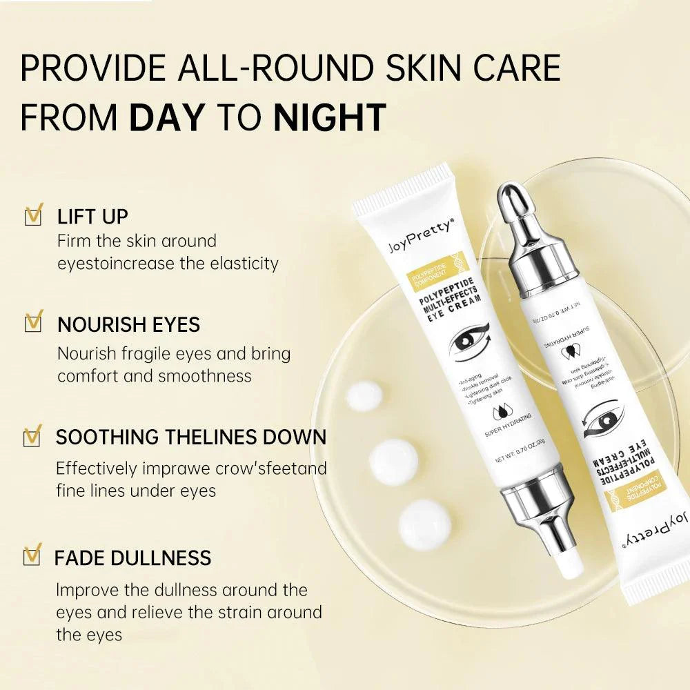 Peptide Dark Circles Removal Eye Cream Eye Bags Anti Puffiness Lightening Lifting Firming Eyes Skin Care Cosmetics