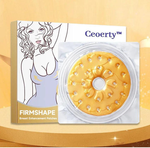 Breast enhancement patches in a box, designed for natural lift and firming. Suitable for plumping and anti-sagging treatment.