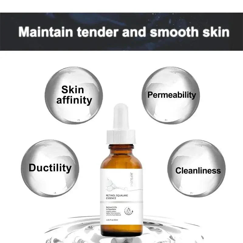 Retinol Anti Aging Remove Wrinkles Serum Firm Facial Essence Fade Eye Fine Line Moisturizing Lift Brighten Face Skin Care Beauty - BEAUTIRON