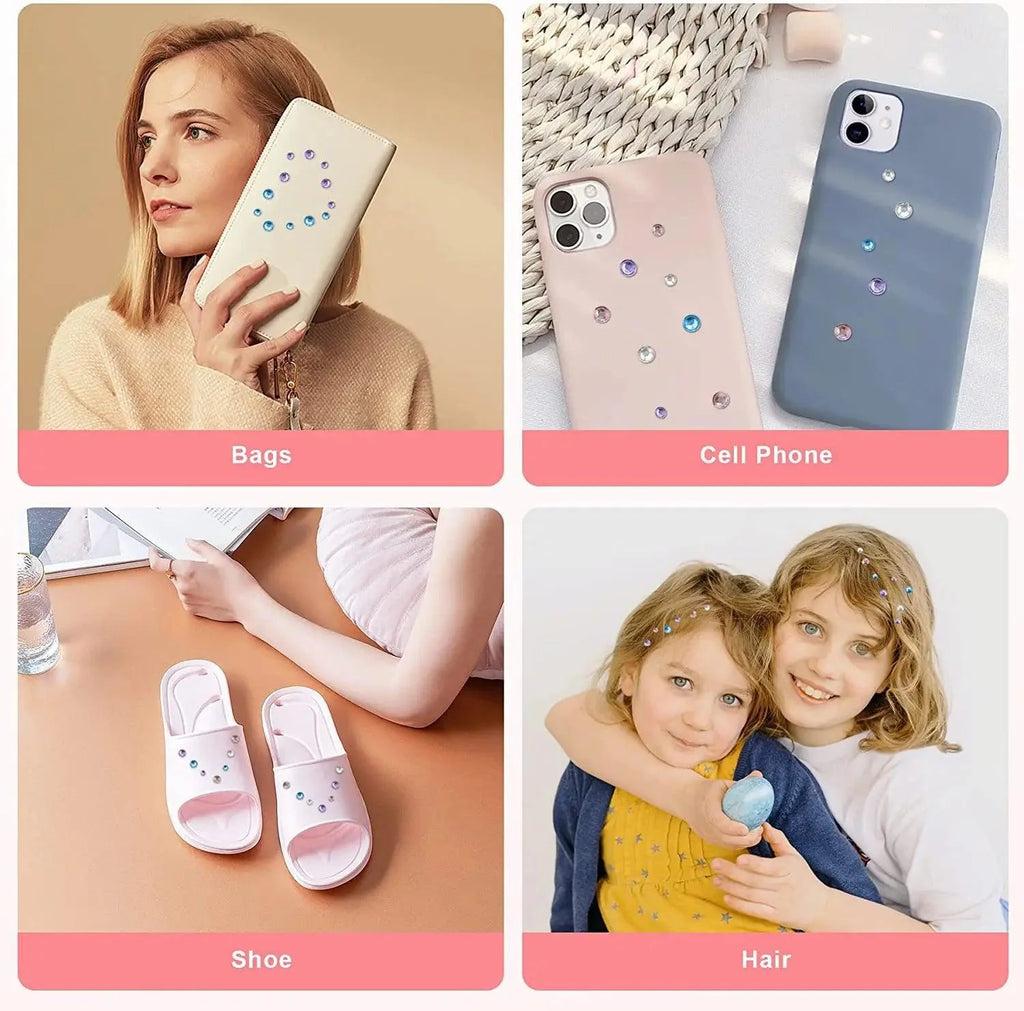 Girl's Beautiful DIY Set Hair Sticker Tool Kids Toys for Beauty Girls Gift