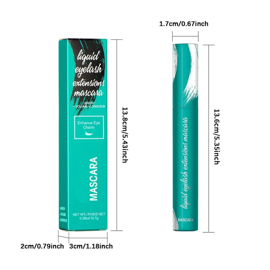 Mascara Waterproof And Sweat-Proof Curling And Lengthening Without Smudging Green Tube Mascara