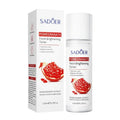 * Red Pomegranate Extract: Contains antioxidants that help protect the skin from damage and brighten it. * Glycerin: A humectant that helps attract moisture to the skin. * Hyaluronic Acid: Helps moisturize the skin and fill in fine lines and wrinkles