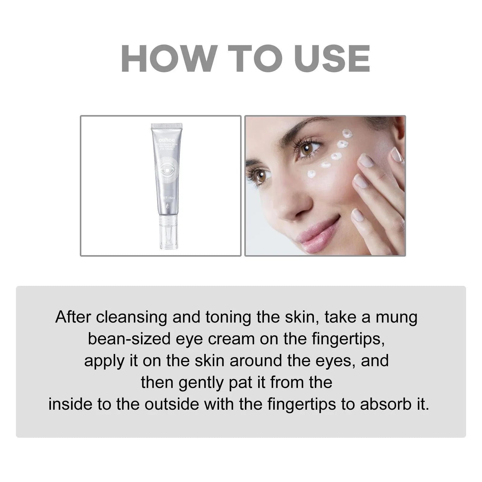 Moisturizing eye cream fade Fine lines repair canthus lines dark circles remove eye bags firming Aging anti-wrinkle eye cream