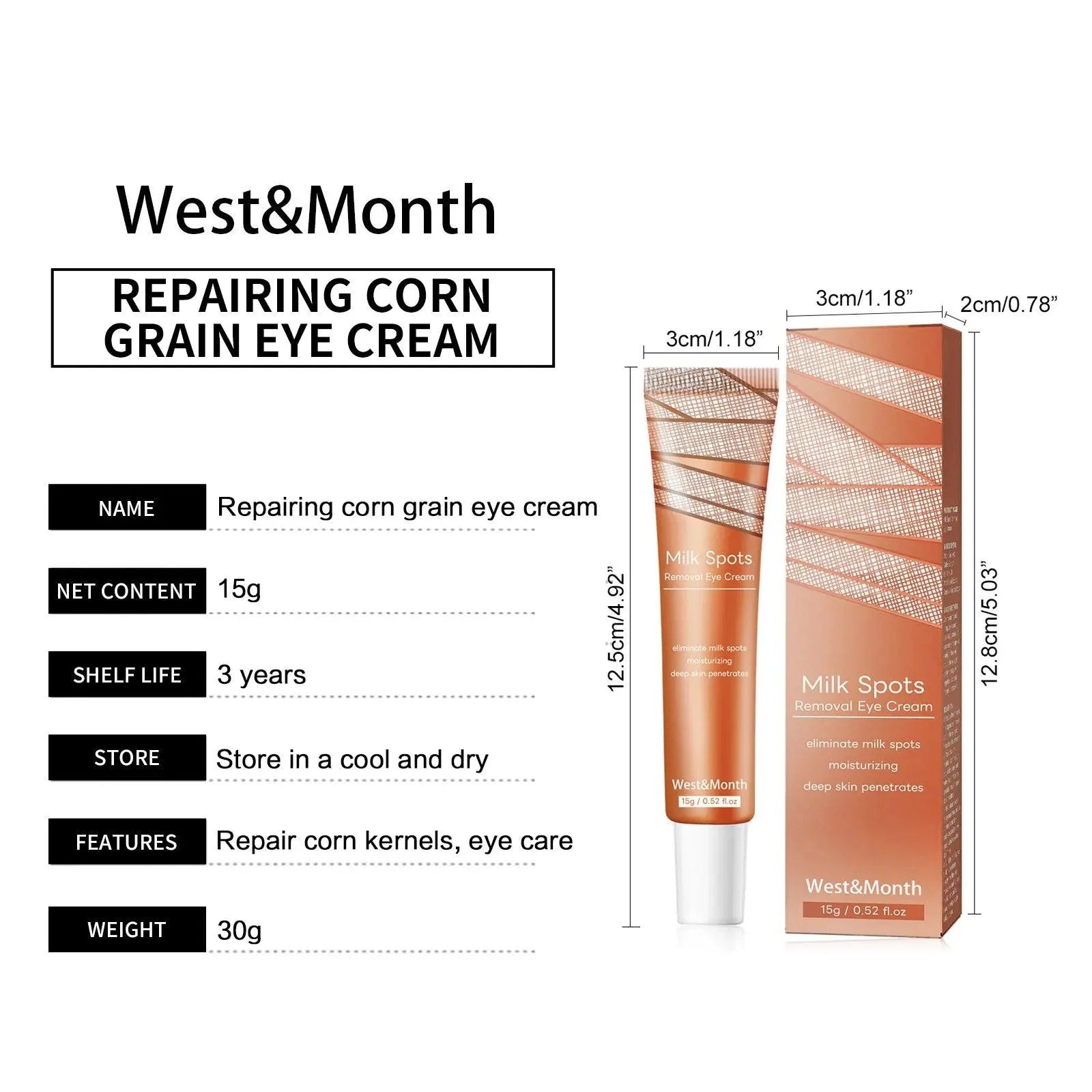 Dark Circles Remover Eye Cream Anti Puffiness Particles Removal Fade Fine Lines Under Repair Eye Bags Reduce Swelling Eye Care