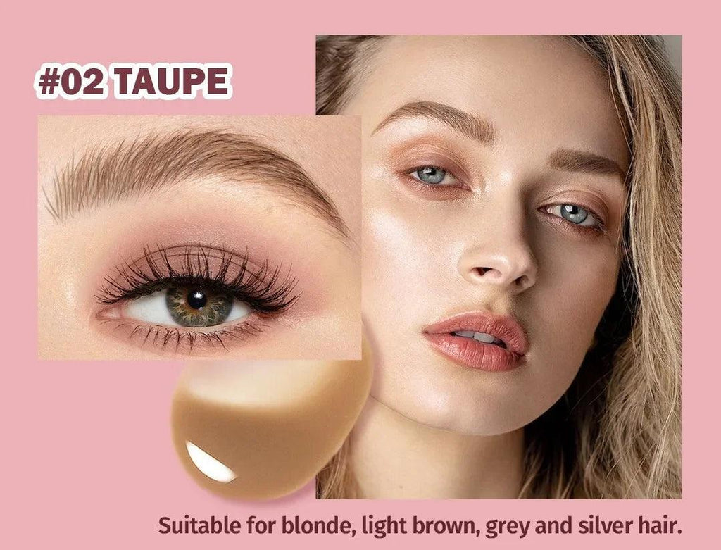 3D Wild Eyebrow Pencil Microblading Eyebrow Tint Pen Square Angled Brush Brow Dye Cream Anti-smudge Waterproof Multifunction
