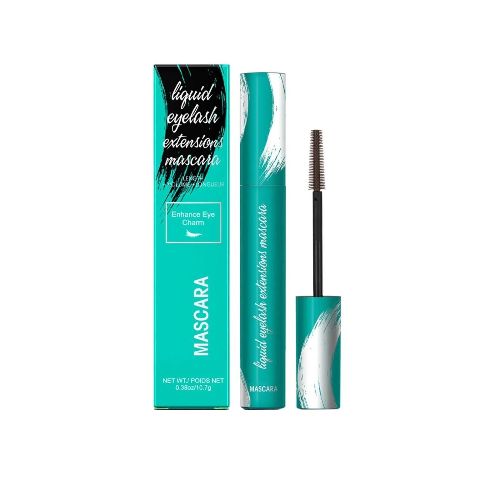 Mascara Waterproof And Sweat-Proof Curling And Lengthening Without Smudging Green Tube Mascara