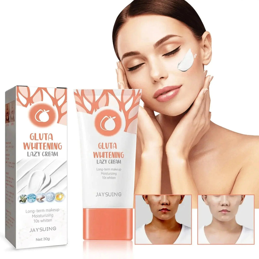 Gluta Whitening Lazy Cream Whiten Brighten Moisturizing Fade Melanin Resist Oxidation Firming Rejuvenation Lifting Repair Cream - BEAUTIRON