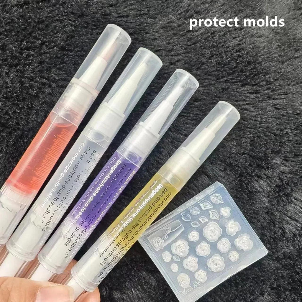 15g  Bloom Nutrition Oil Pen Fruit Floral Scented Nail Treatment Cuticle Protect Nail Molds Fragrance Nourish Skin Manicure Tool