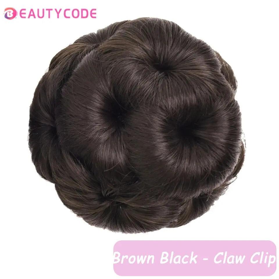 Stylish Women's Hair Bun - BEAUTYCODE Synthetic Chignon in Blonde
