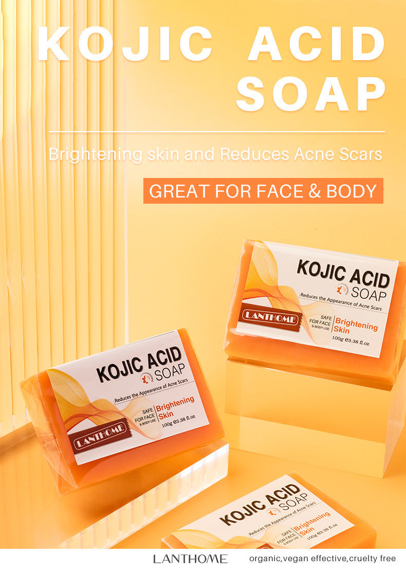Lianbiquan Kojic Acid Soap Skin Cleaning Facial Soap