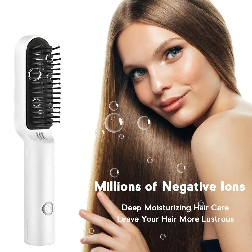 Wireless Heating Hair Styling Comb - Zera