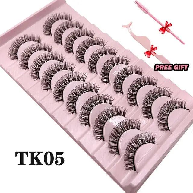 Russian Strip Lashes Fluffy Mink - Zera