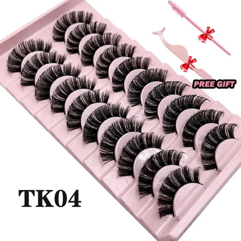 Russian Strip Lashes Fluffy Mink - Zera
