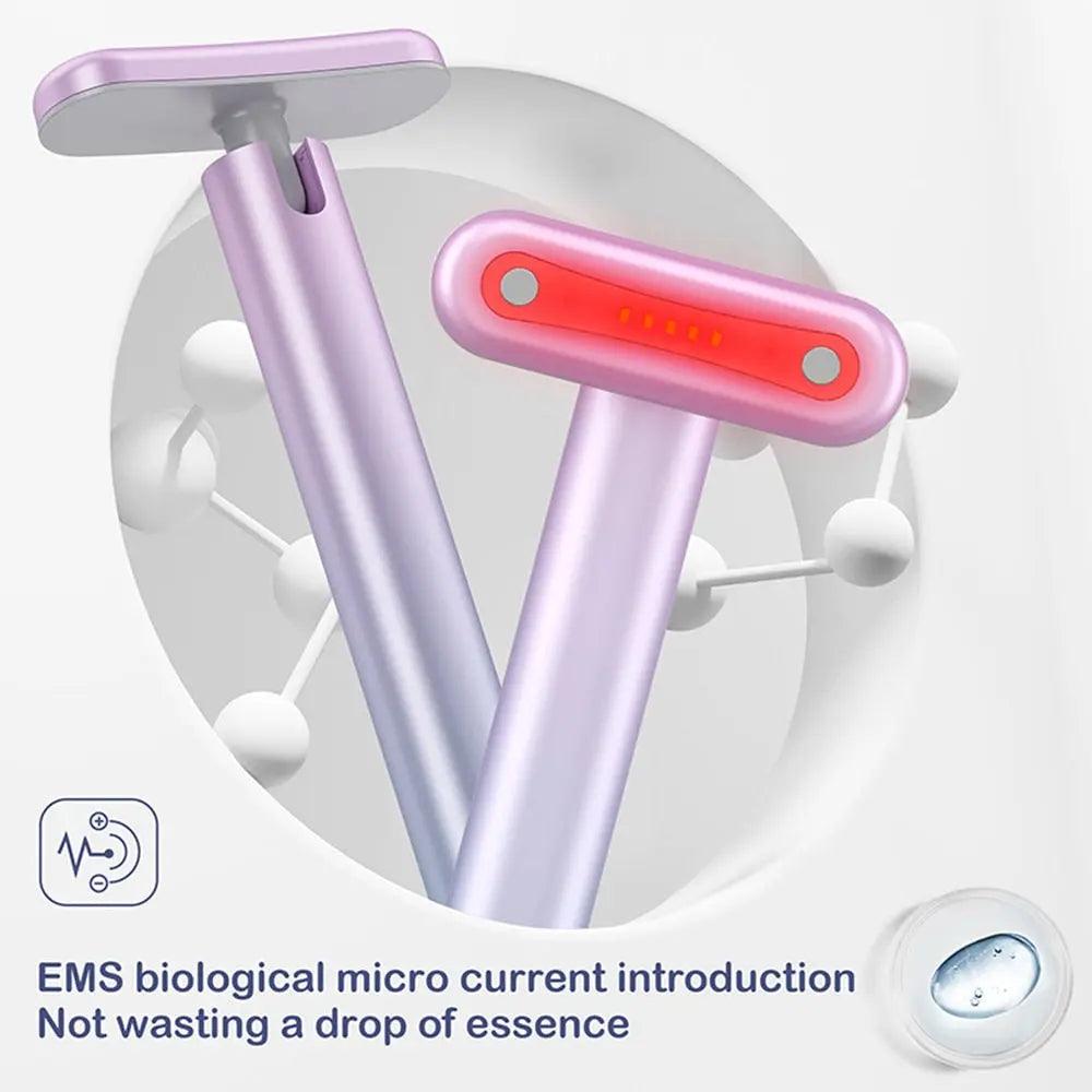 Face Massage Red Light Therapy Wand - Zera