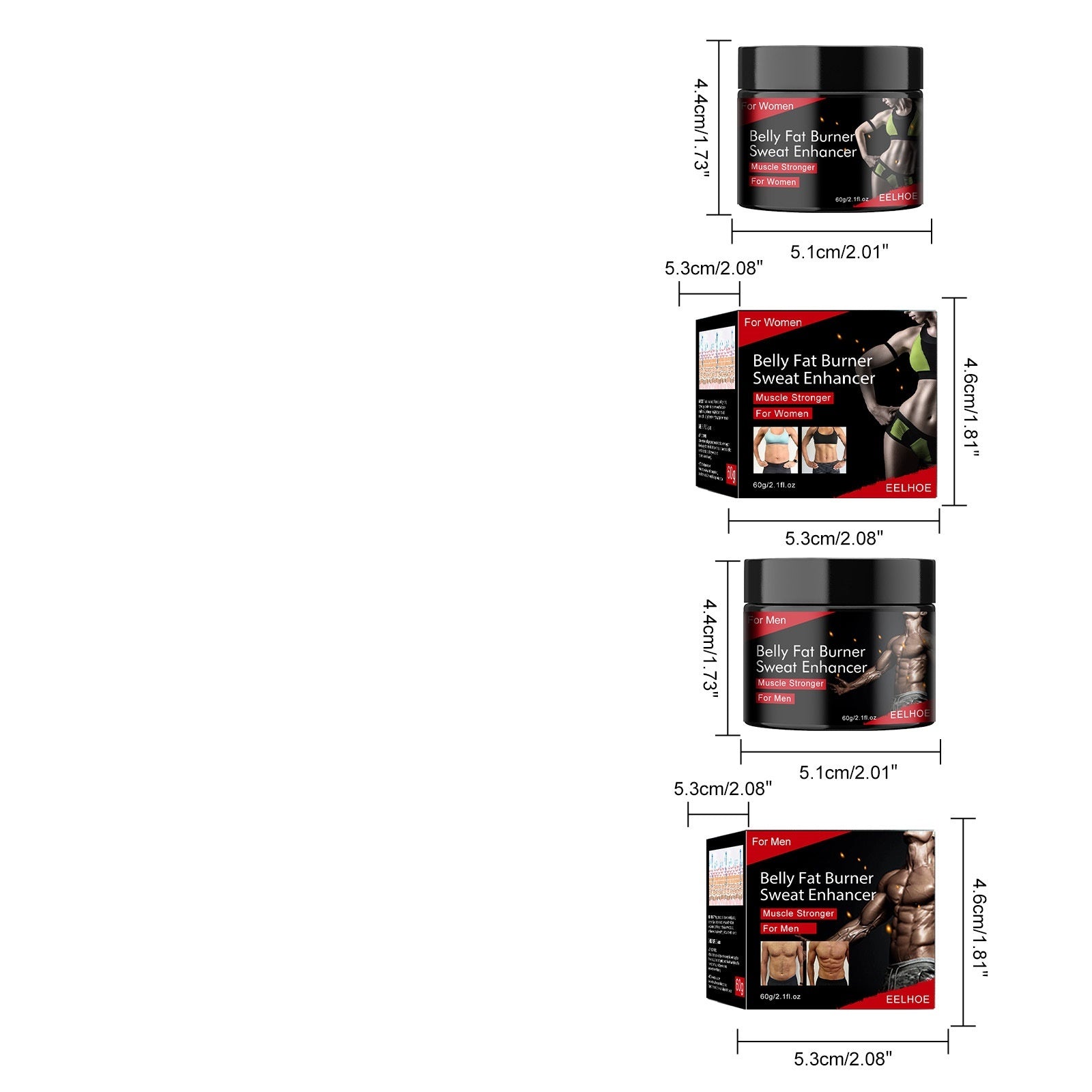 Strengthen Muscle Body Sculpting Sports Sweat Line Massage Cream