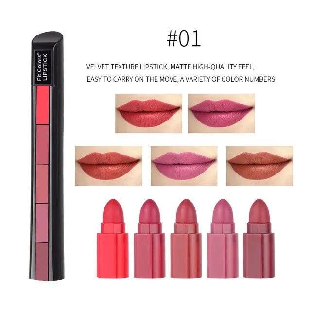 Matte Velvet Non-stick Cup Lipstick - Zera