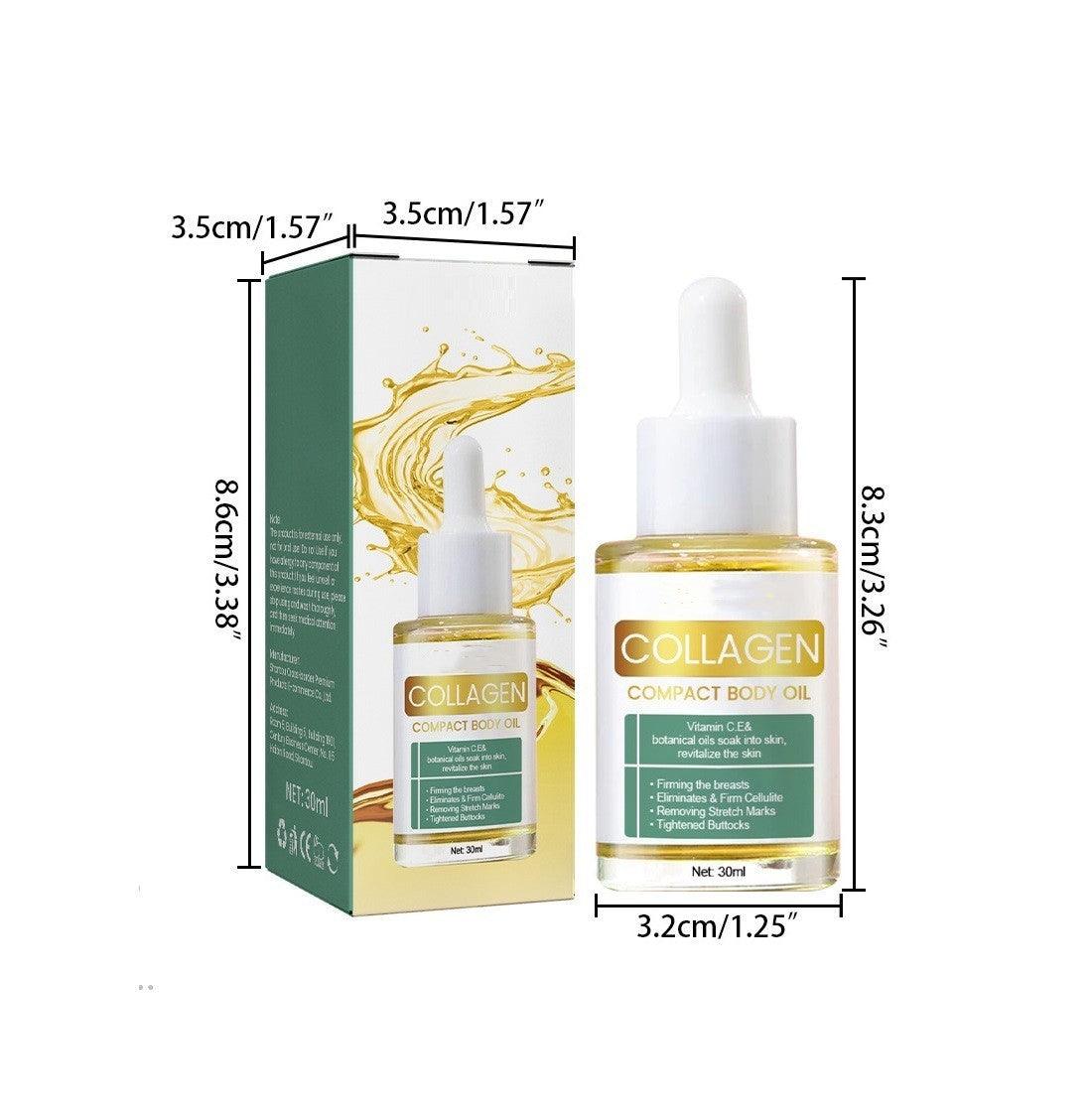 Therapeutic oil for body tightening, collagen massage, slimming and shaping the abdomen