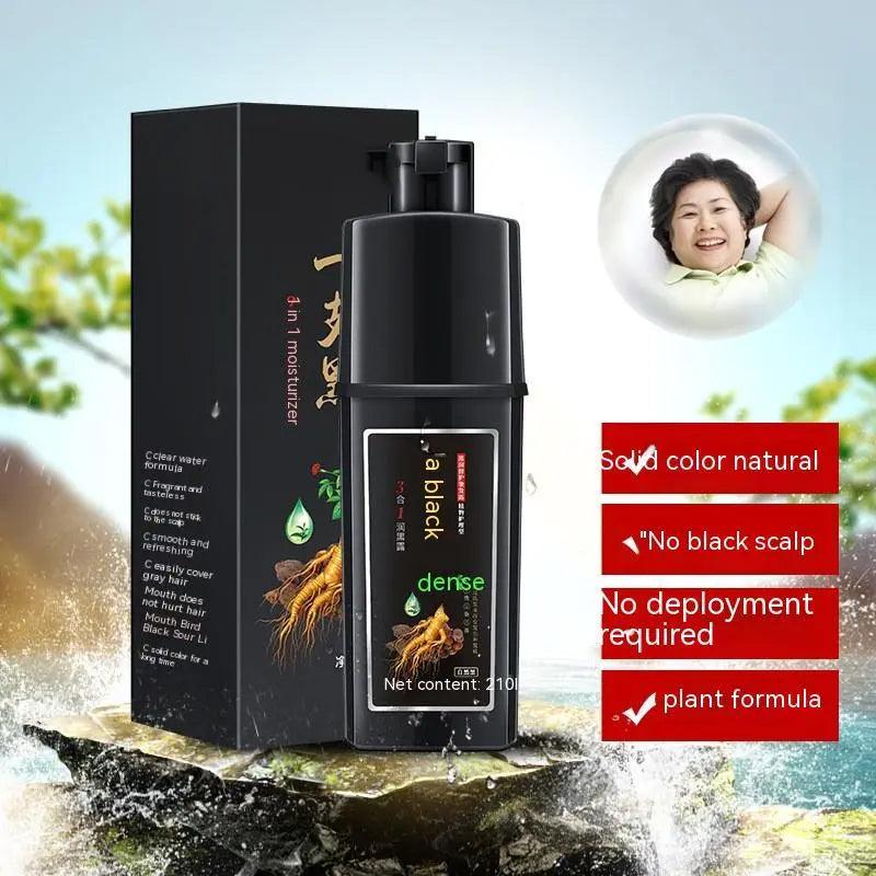 White Wash Black Hair Color Cream Natural Plant Hair Color Tint - BEAUTIRON