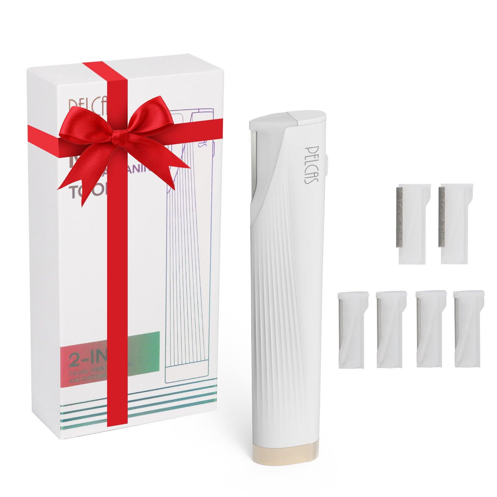 Electric Women's Facial Peeling Tool Razor Set