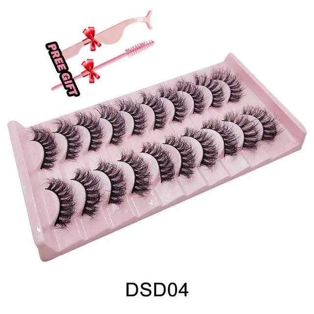 Russian Strip Lashes Fluffy Mink - Zera