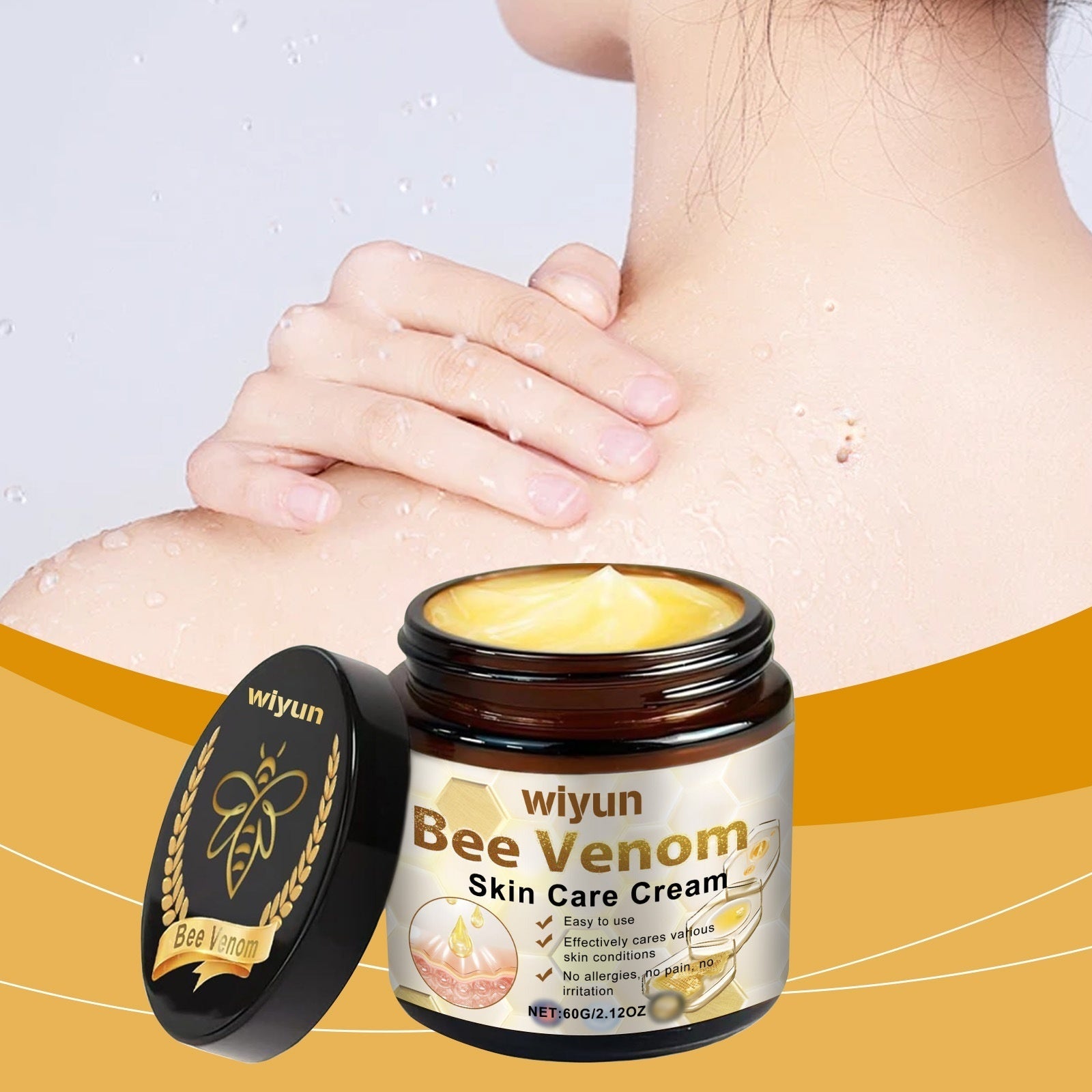 Herbal Mild Fade Skin Mole Skin Cleaning Care Cream