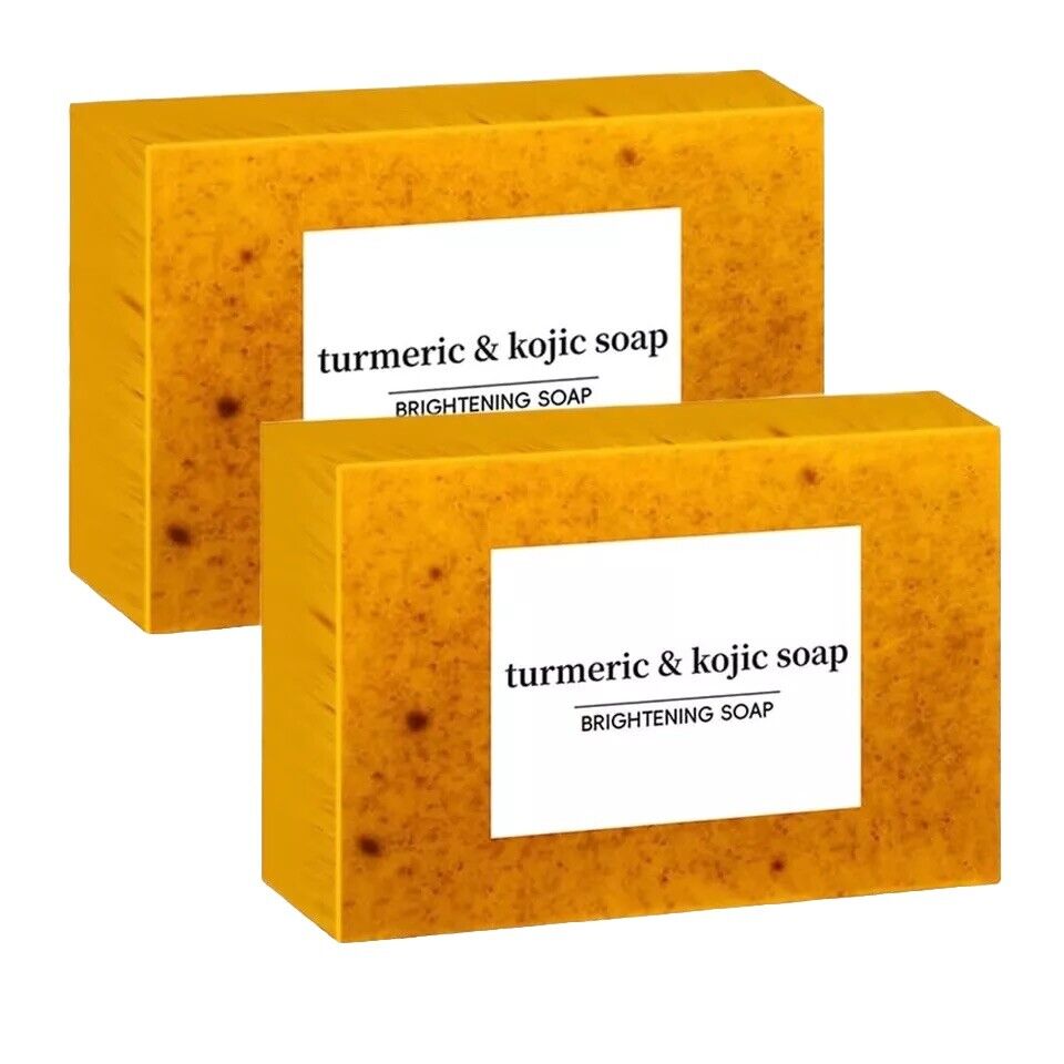 Turmeric Kojic brightening soap, acne, lightening, skin, hyperpigmentation
